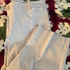 Chico's Light Tan Straight Leg Pants